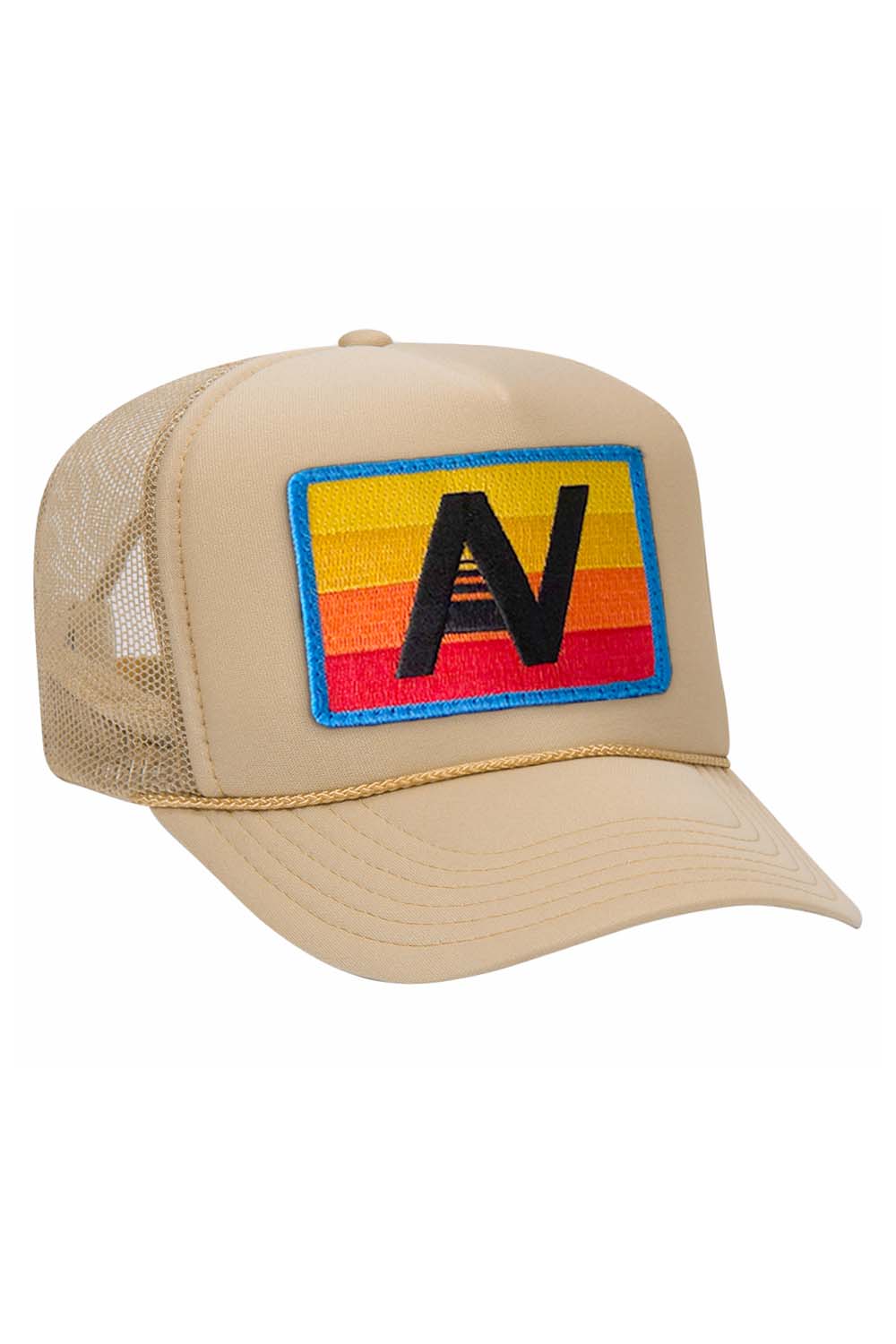Logo Rainbow Vintage Trucker Hat | Aviator Nation