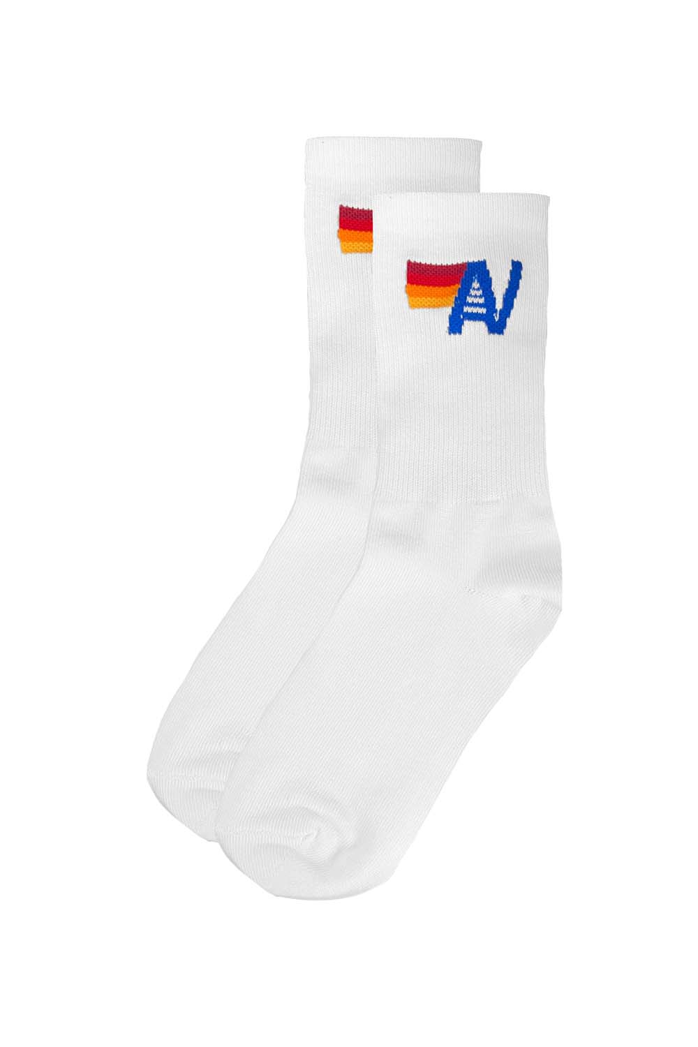 Logo Sock - White | Aviator Nation