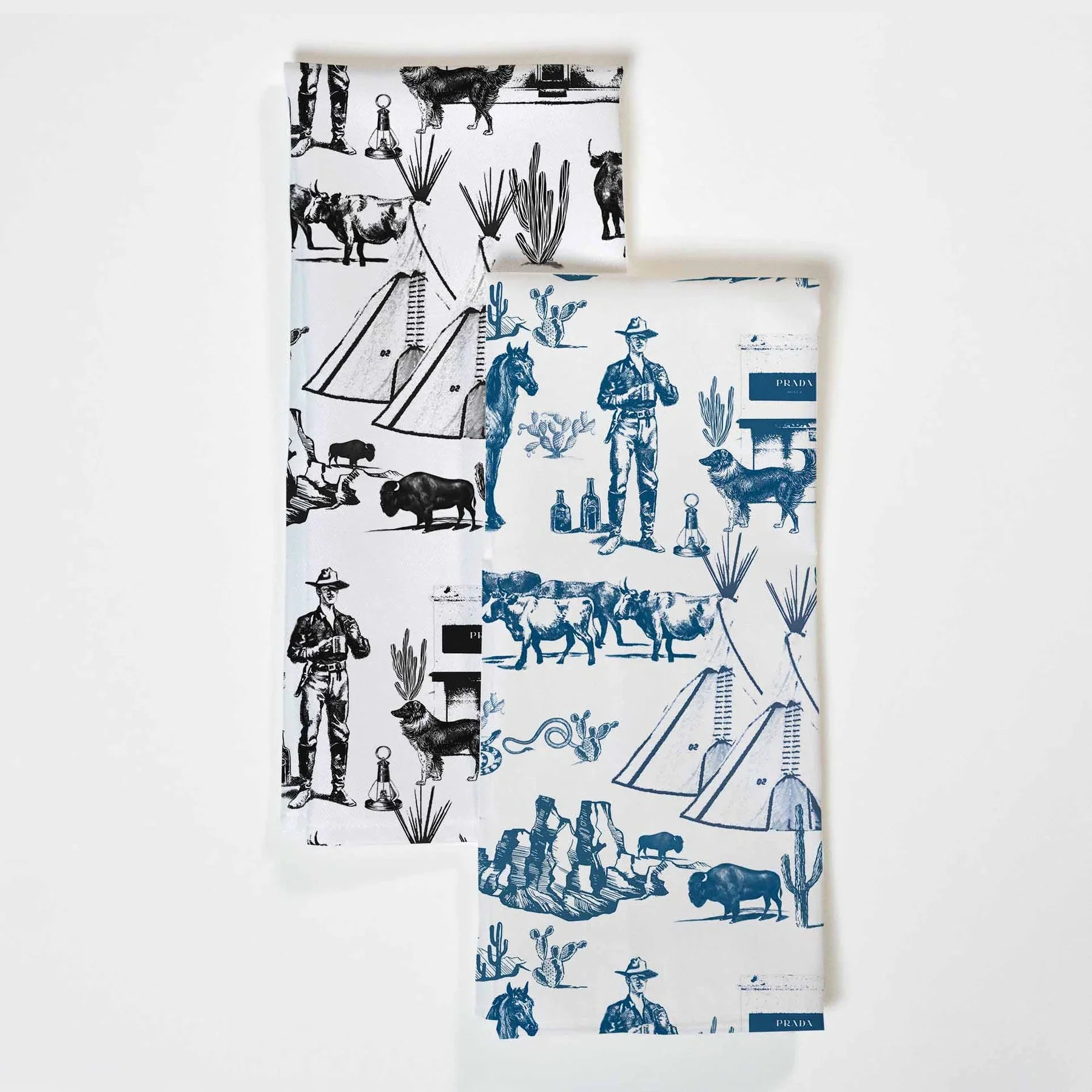 Marfa Toile Tea Towel Set | Katie Kime