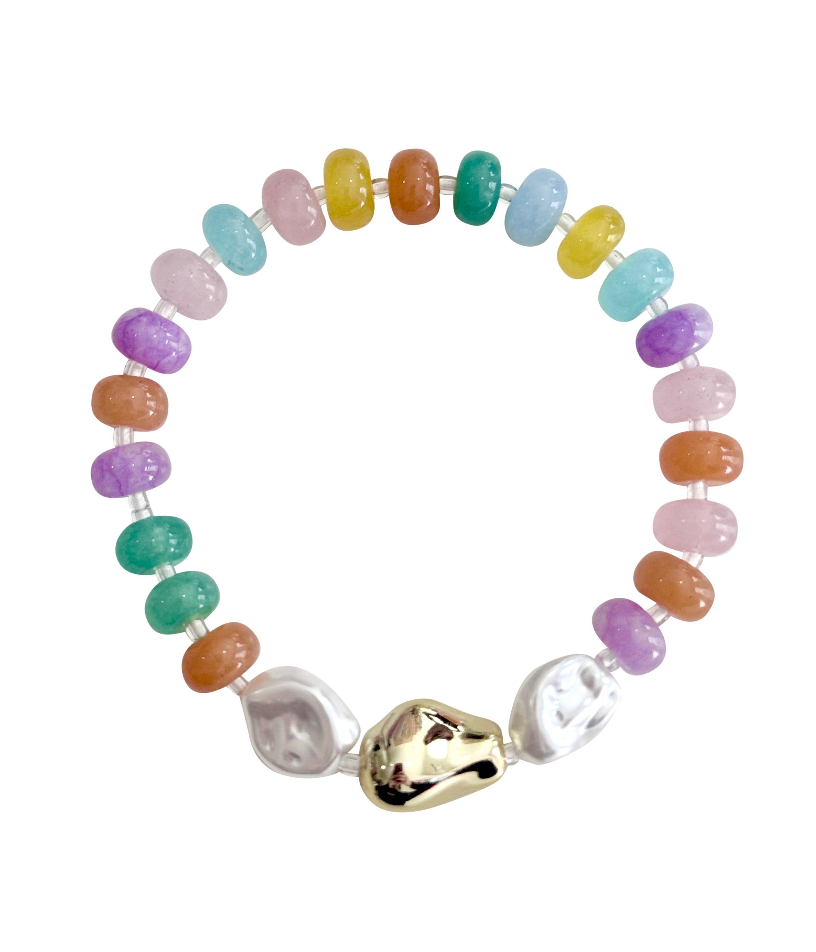 Toni Beaded Pearl Stretch Bracelet