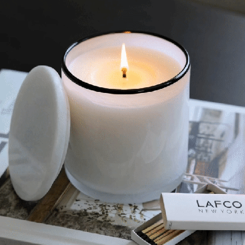 Marble Candle Lid | LAFCO