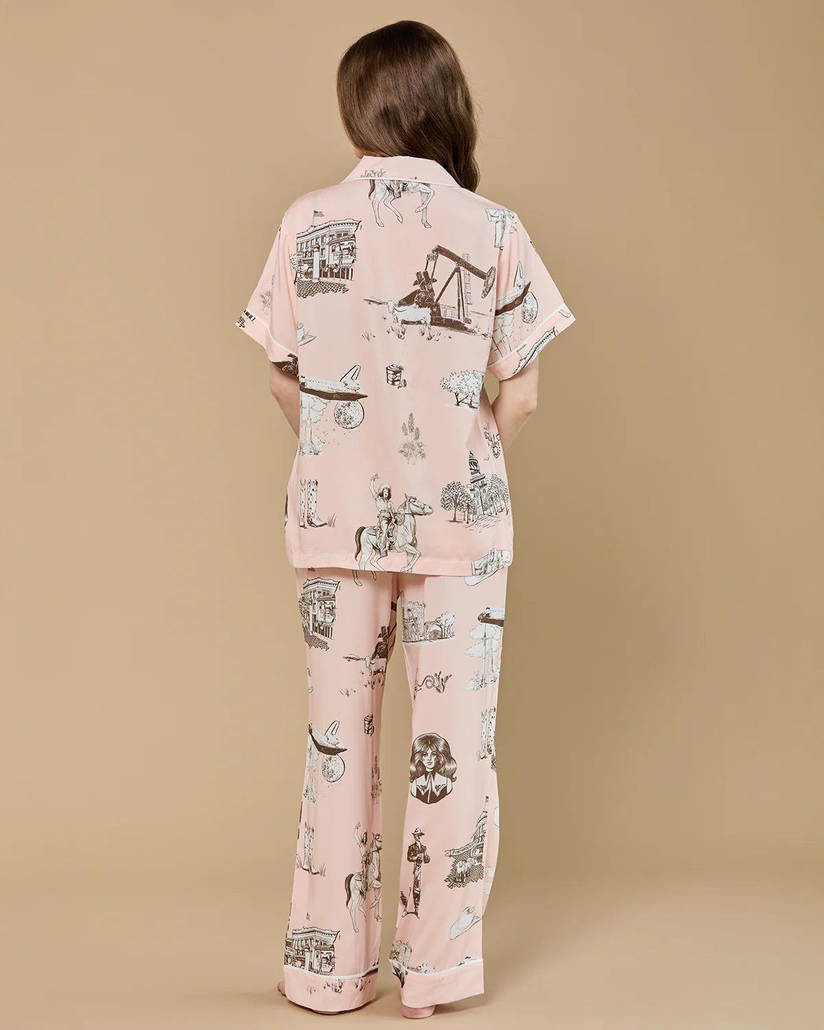 Texas Toile Pajama Pants Set | Katie Kime