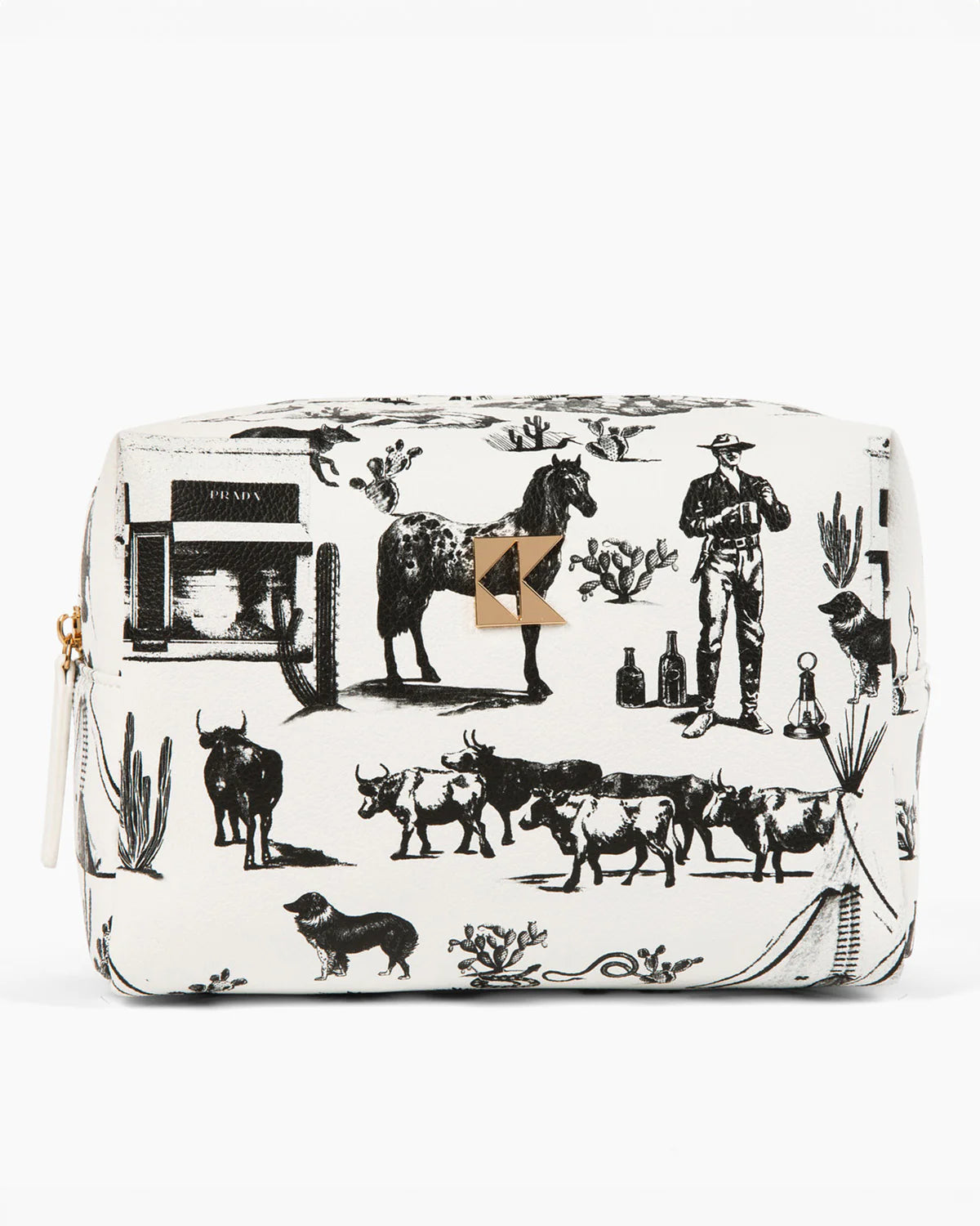The Classic Accessory Bag in Marfa Toile | Katie Kime
