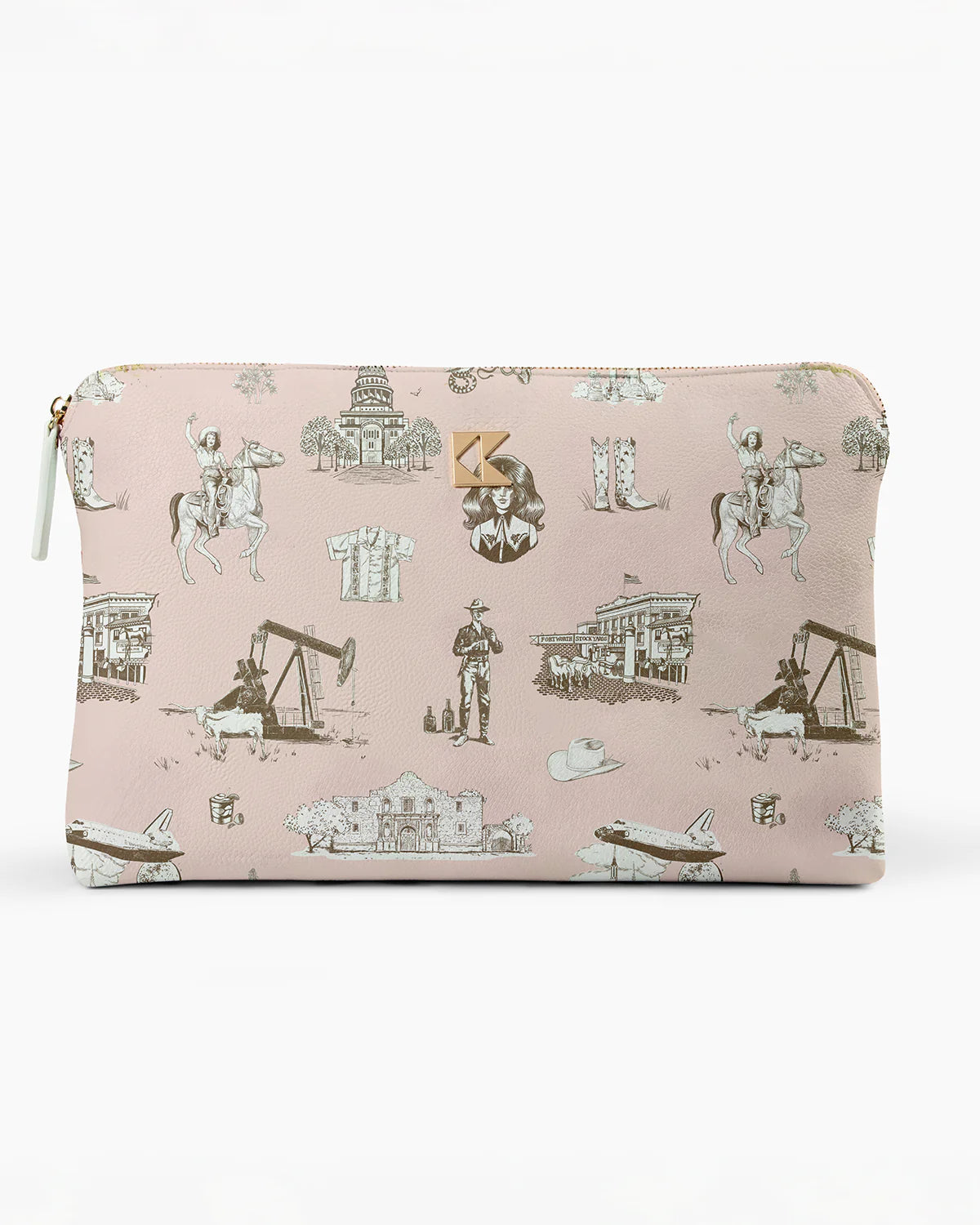 The Oversized Accessory Bag - Texas Toile | Katie Kime