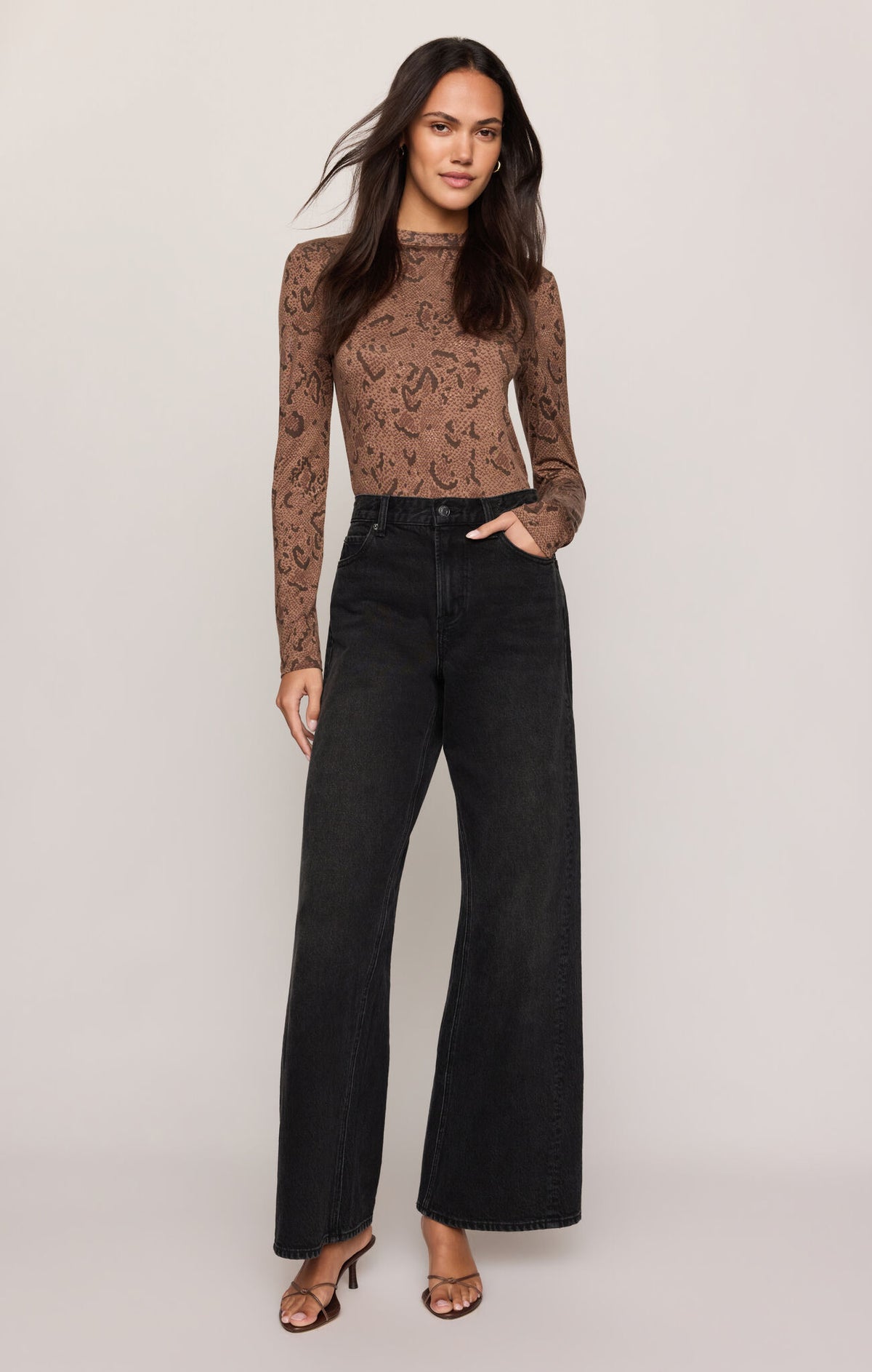 Onyx Snake Top - Cocoa Bean | Z Supply