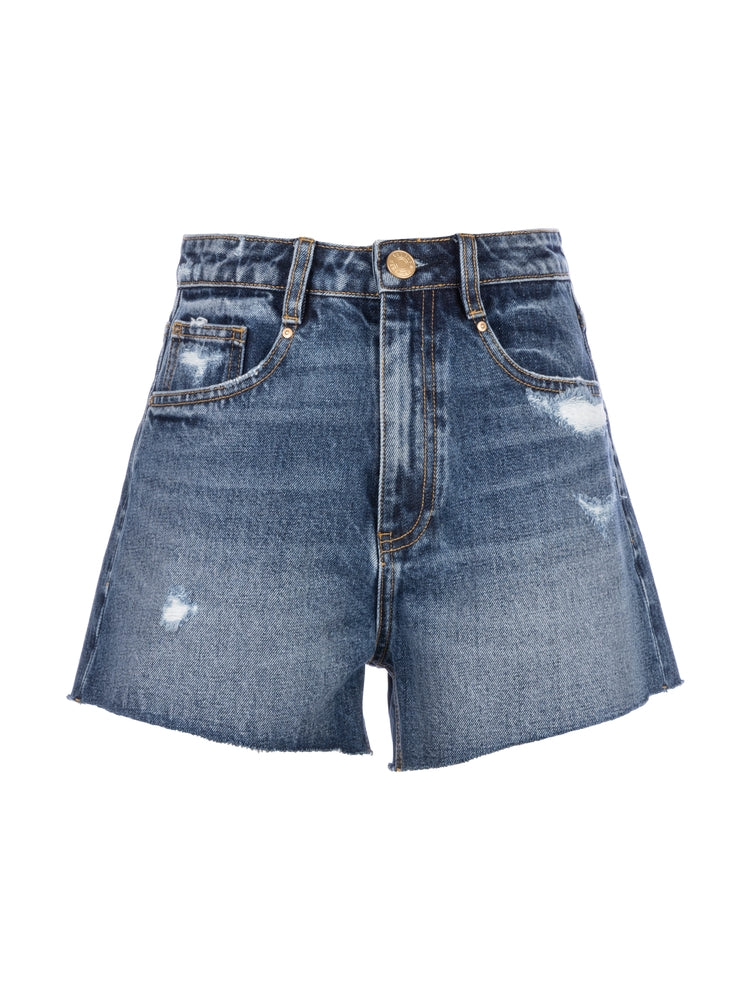Taylor High Rise Short W/ Raw Hem | KUT