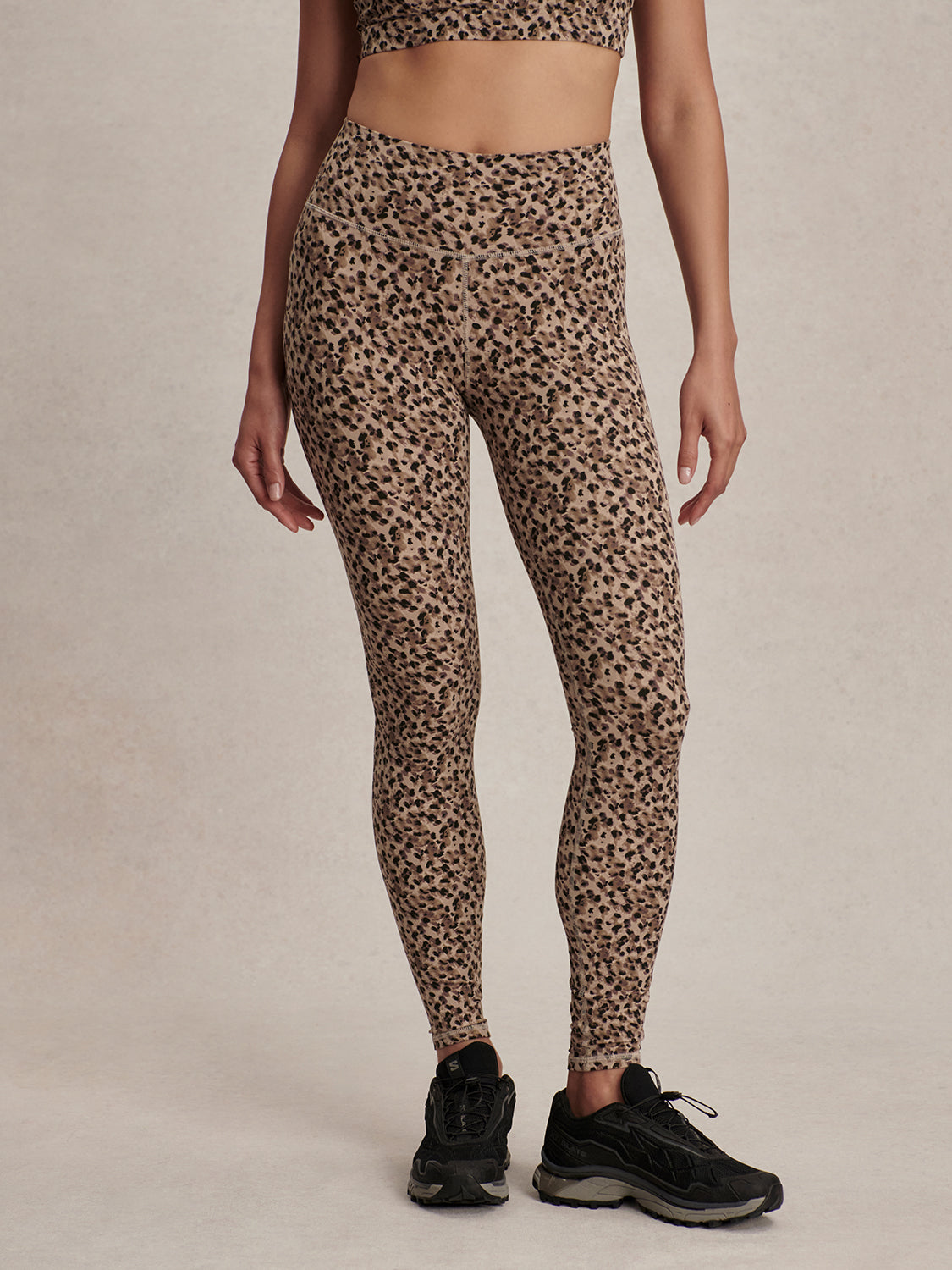 FreeSoft High Rise Legging (25") - Coffee Quartz Cheetah | Varley