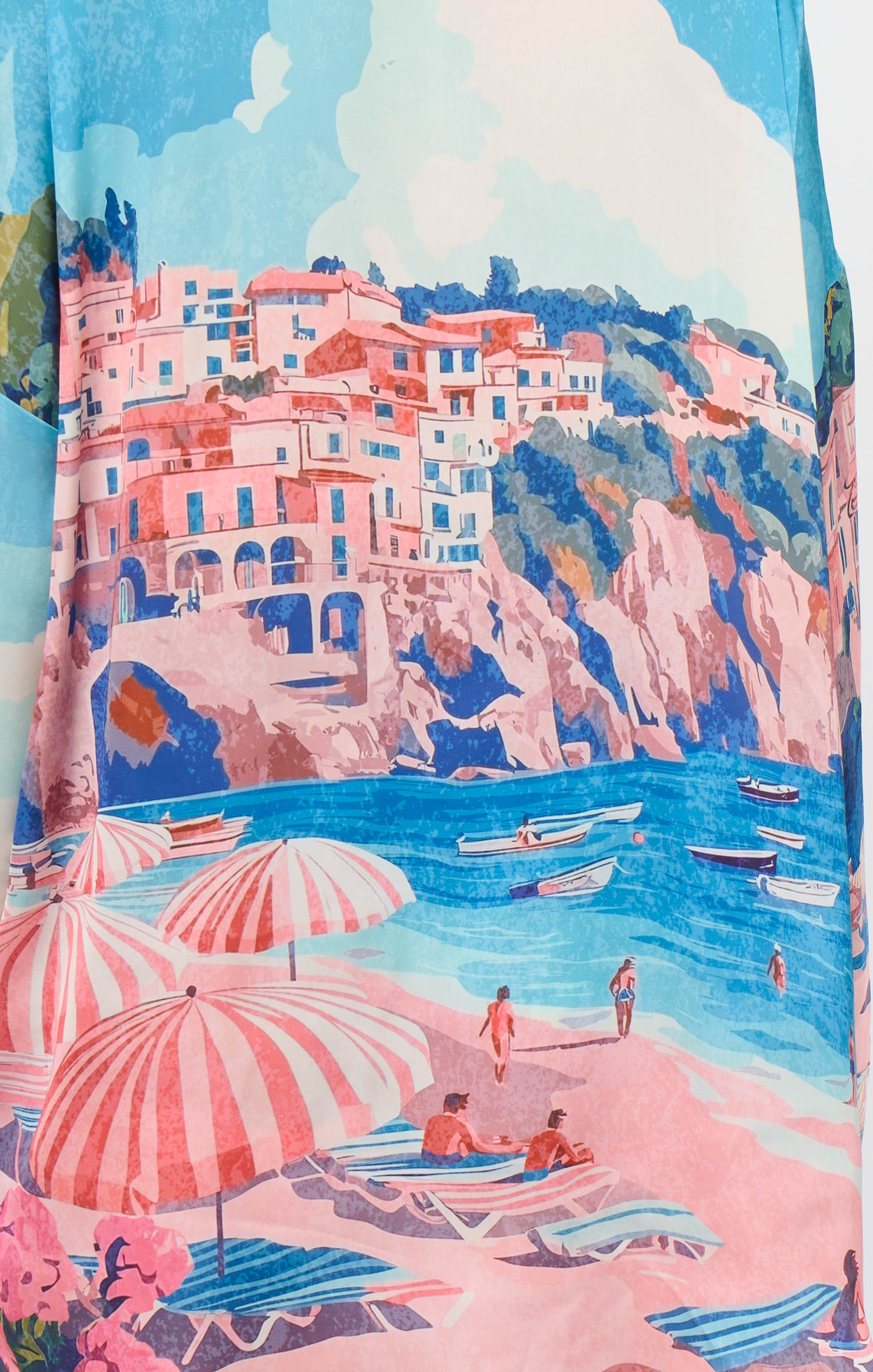 Overslept PJ Set - Oasis Beach Club Silky | Show Me Your Mumu