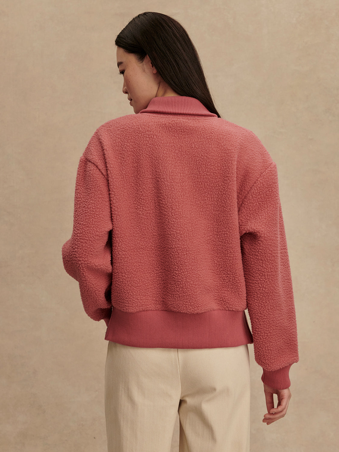 Roselle Half Zip Fleece - Mauvewood | Varley