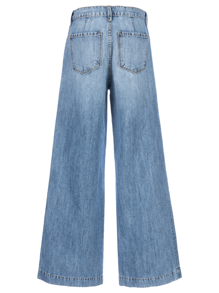 Powell High Rise Wide Leg Trouser Jeans | Edyson