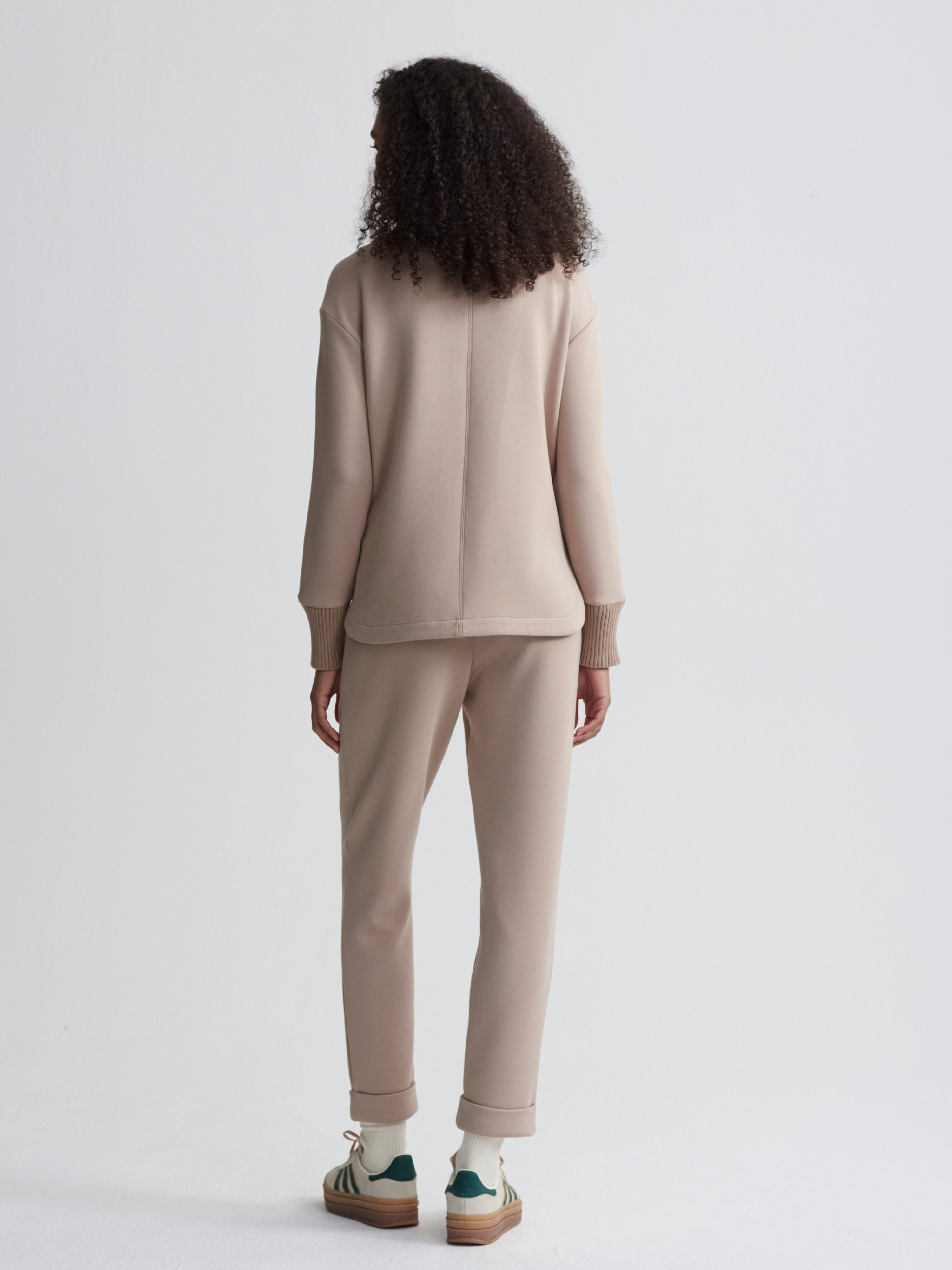 The Rolled Cuff Pant (25") - Light Taupe | Varley
