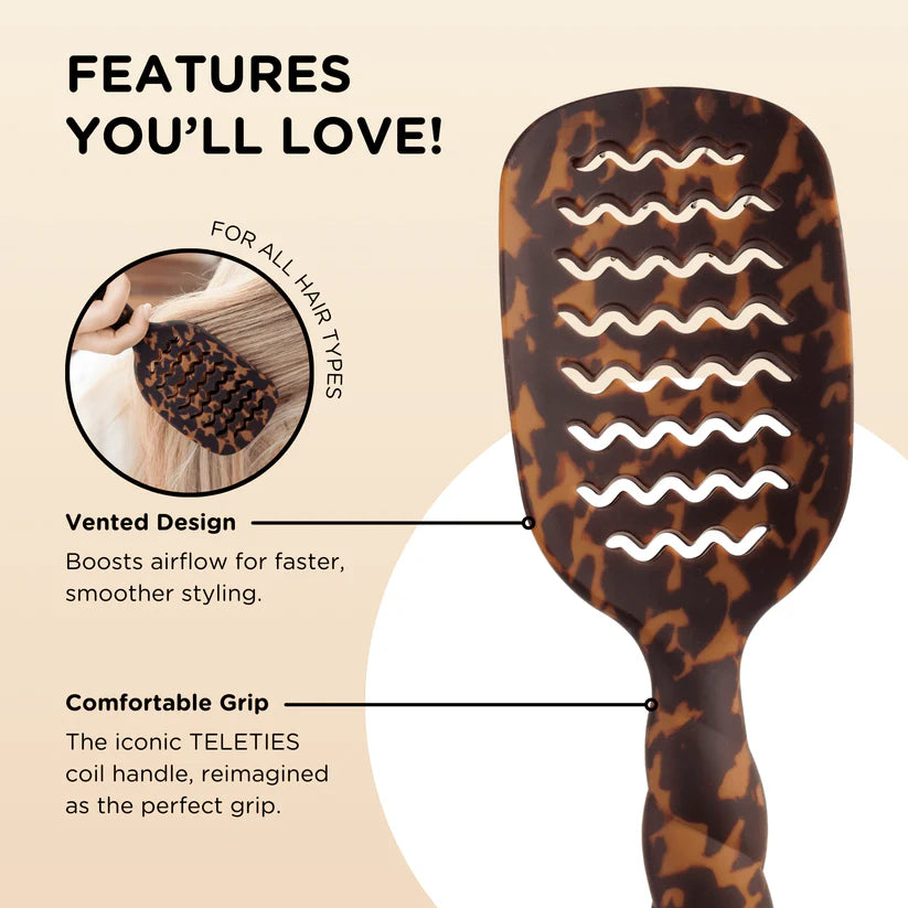 Vented Hair Brush | Teleties