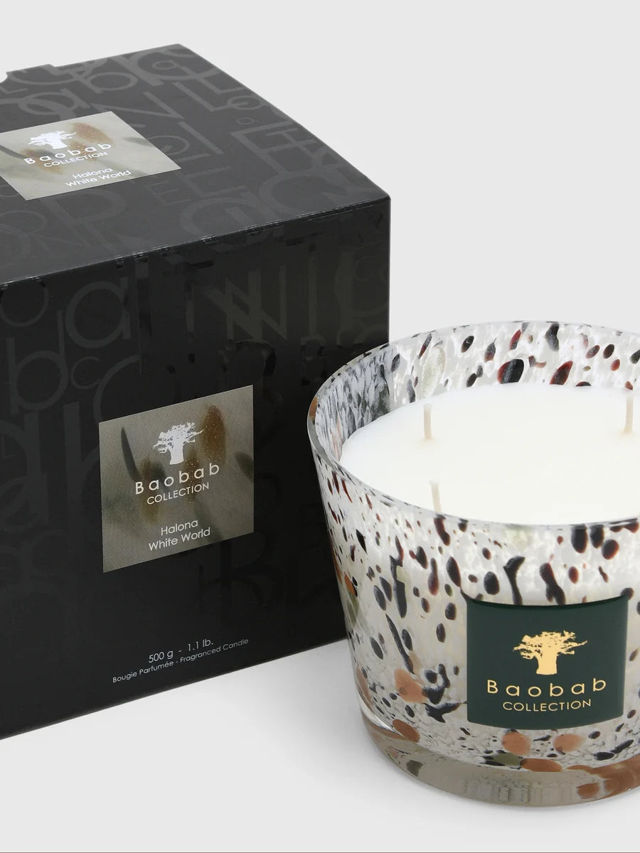 Scented Candle - White World | Baobab