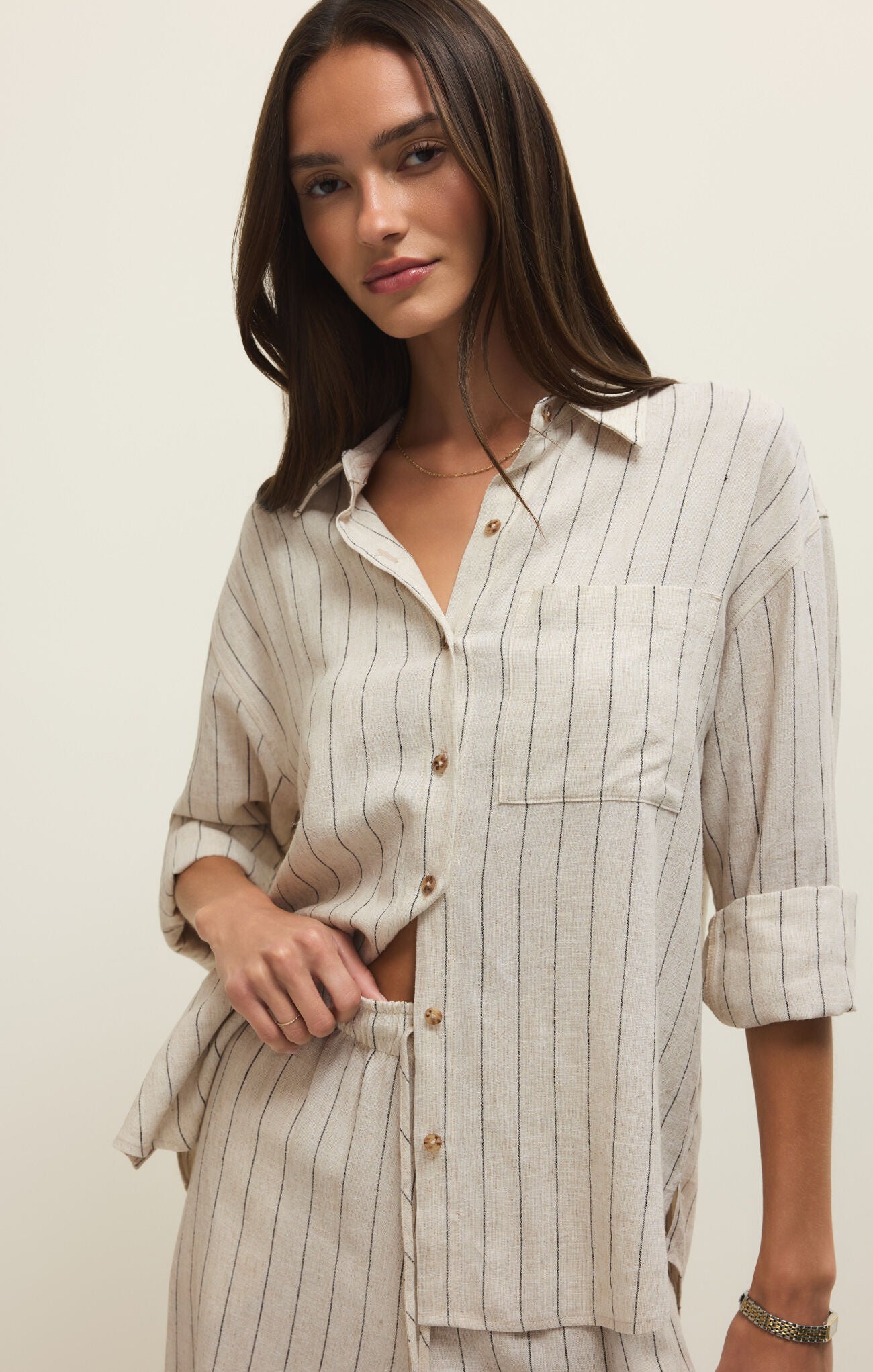 Alfie Striped Button Up Top | Z Supply