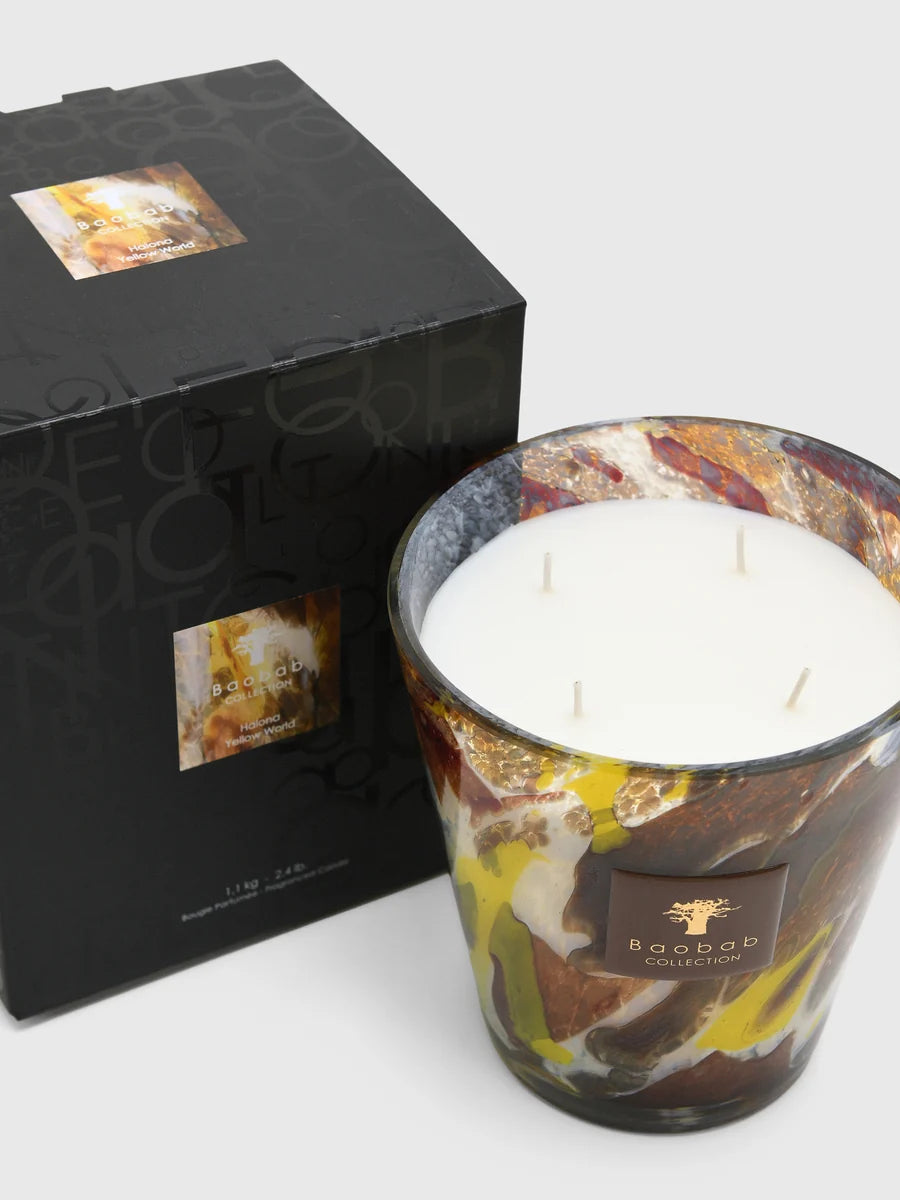 Scented Candle - Yellow World | Baobab