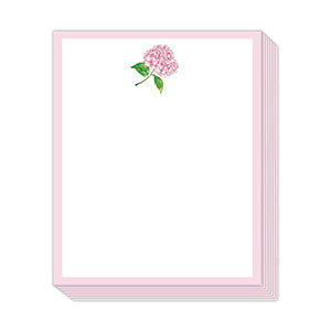 Pink Hydrangea Short Stack Notepad