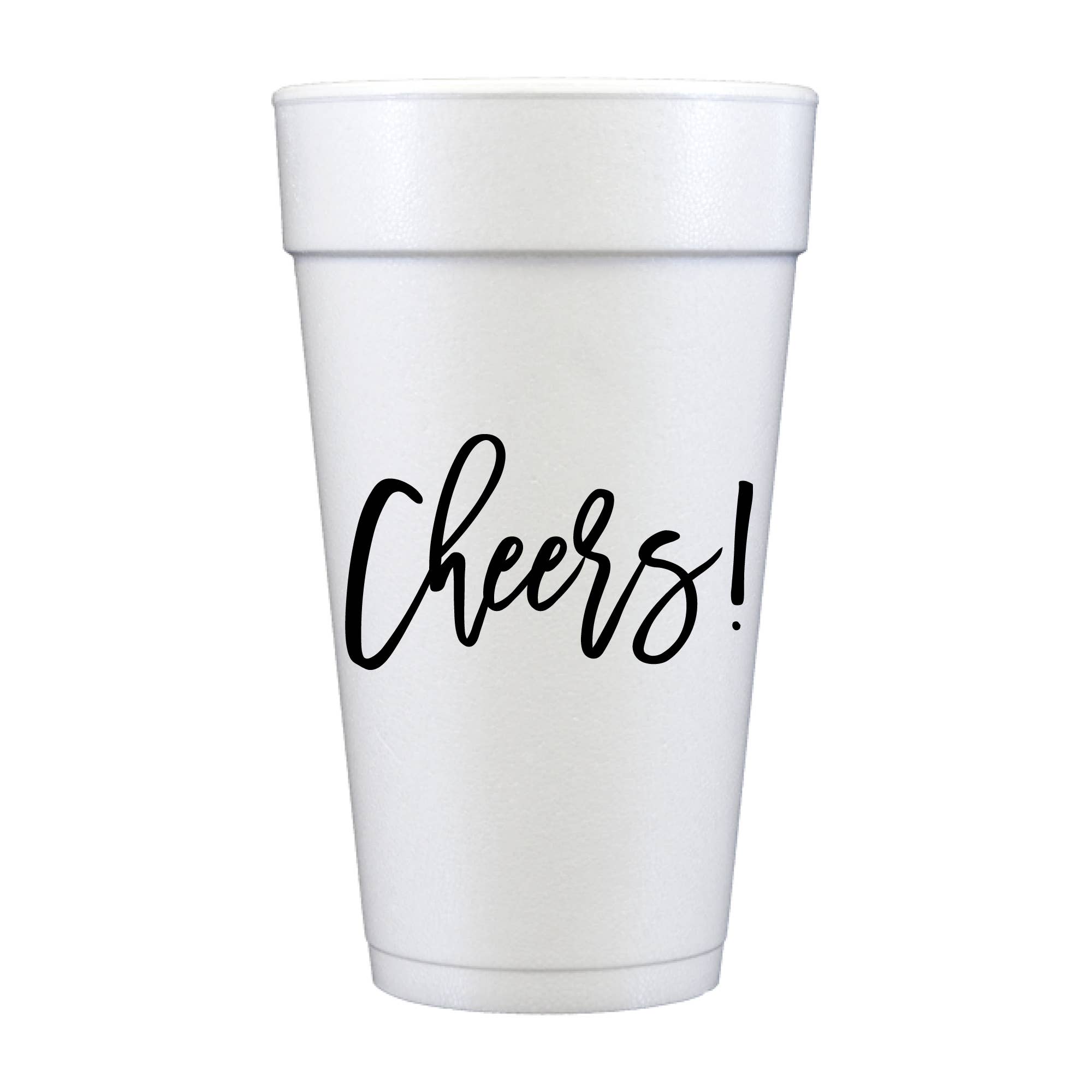Cheers 20oz Foam Cups - Set of 10 Cups