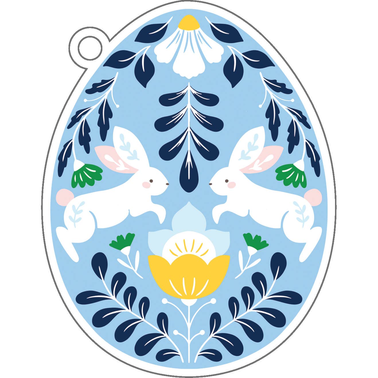 Easter Egg Die-cut Gift Tags