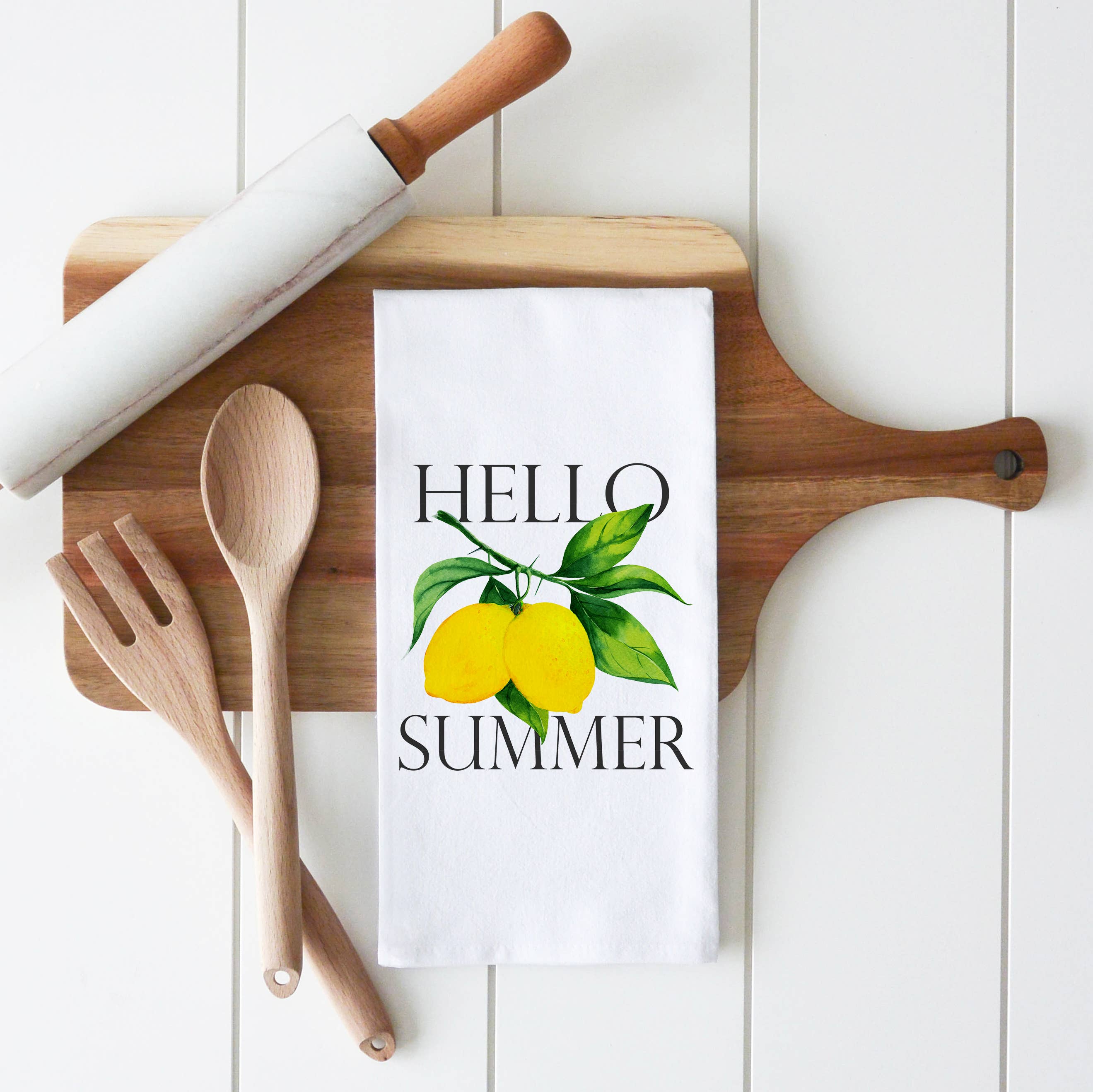 Lemon Summer Tea Towel