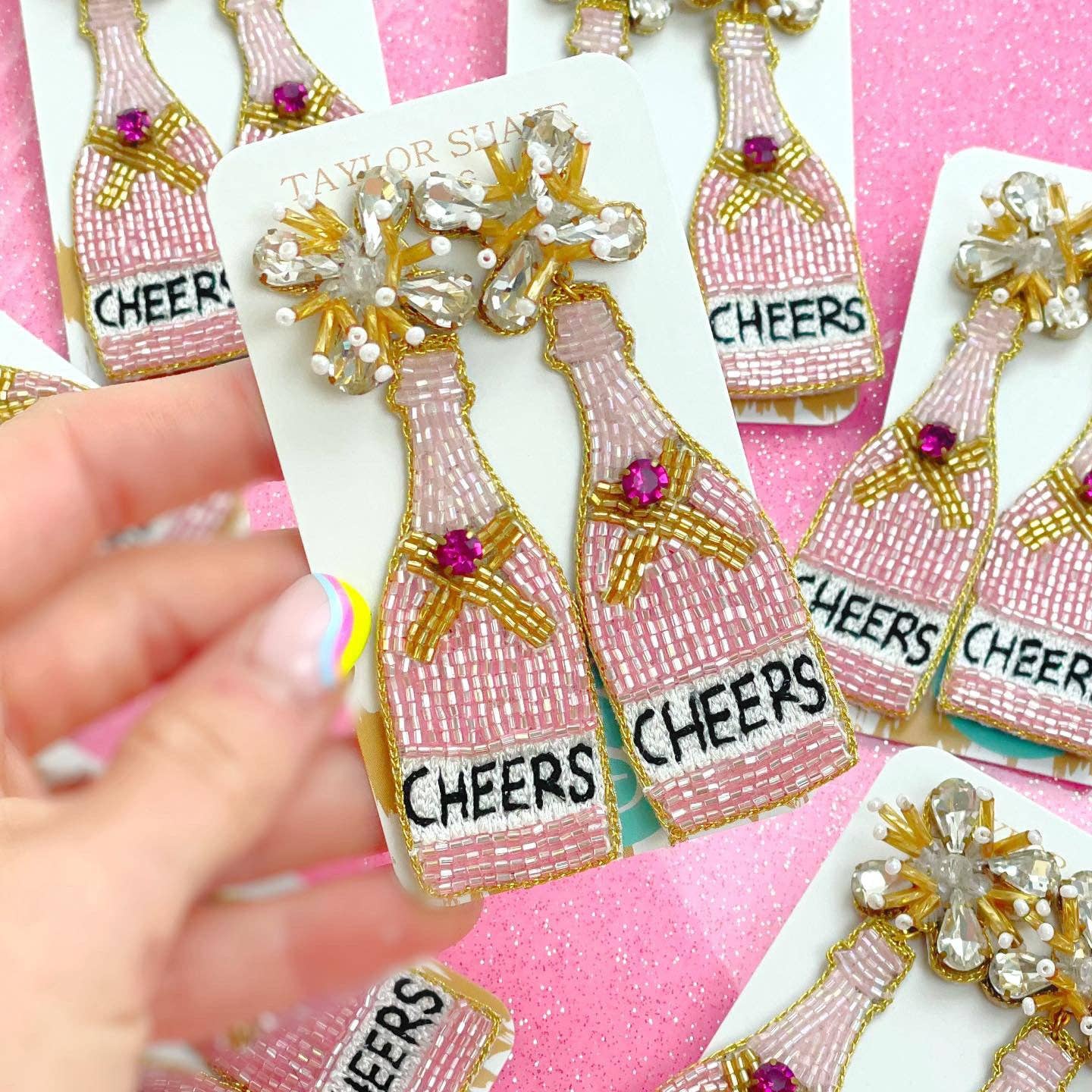 Cheers Bottles Earrings