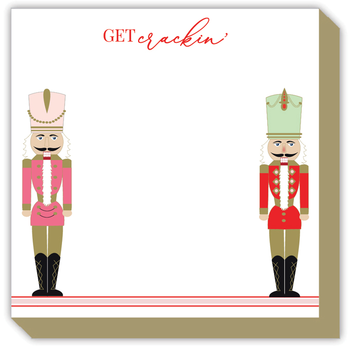 Luxe Notepad- Get Crackin Nutcrackers