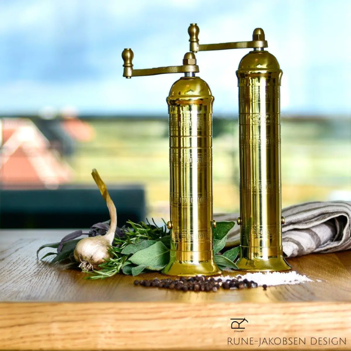 Brass Mill Salt & Pepper Grinder | ALEXANDER