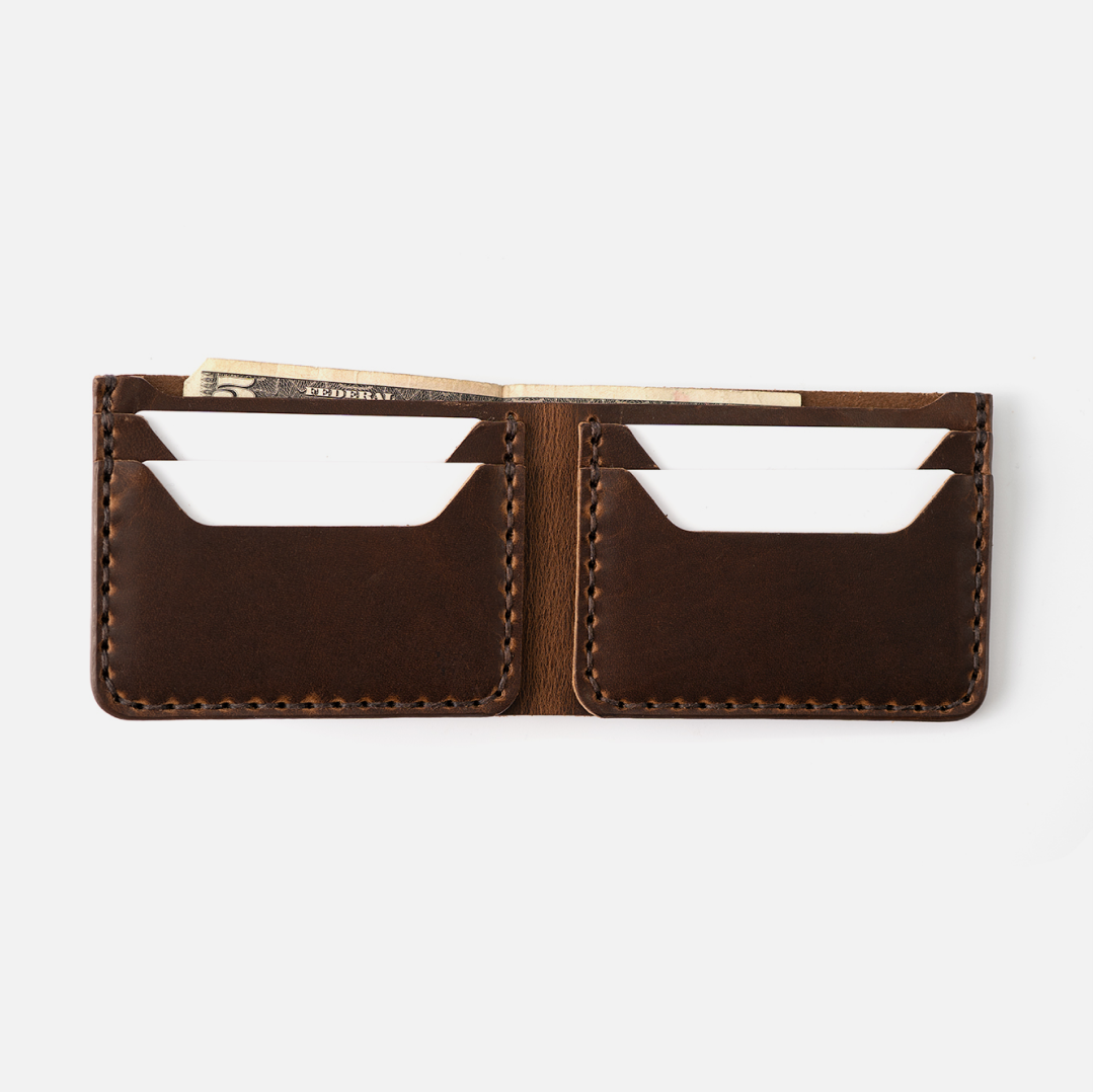 Elbert Wallet Dark Brown