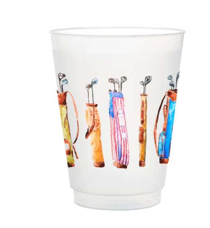Golf Bags Frosted Cups | Taylor Paladino