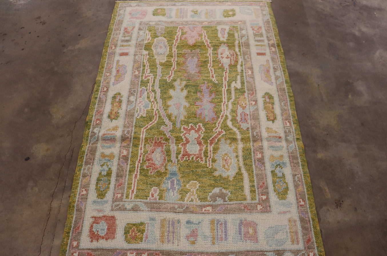 2'11" X 4'9" Turkish Oushak | Joey Sabb