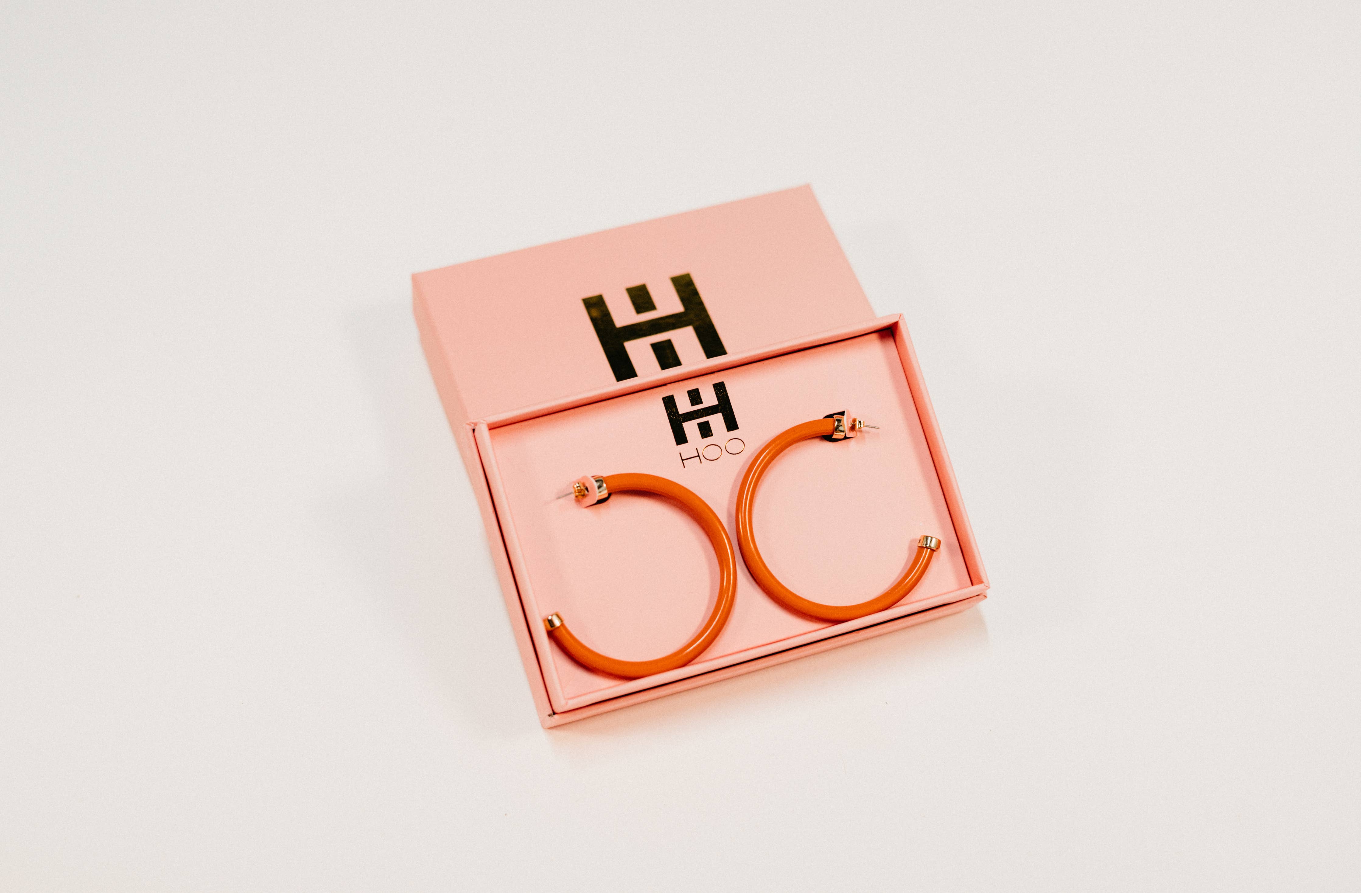 Burnt Orange Hoo Hoops