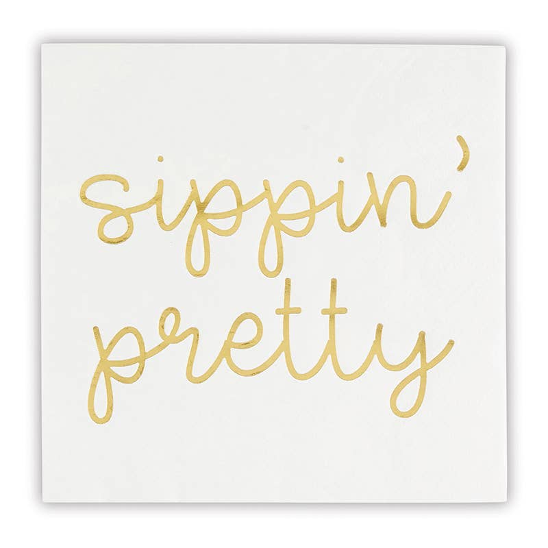 Cocktail Napkin-Sippin' Pretty