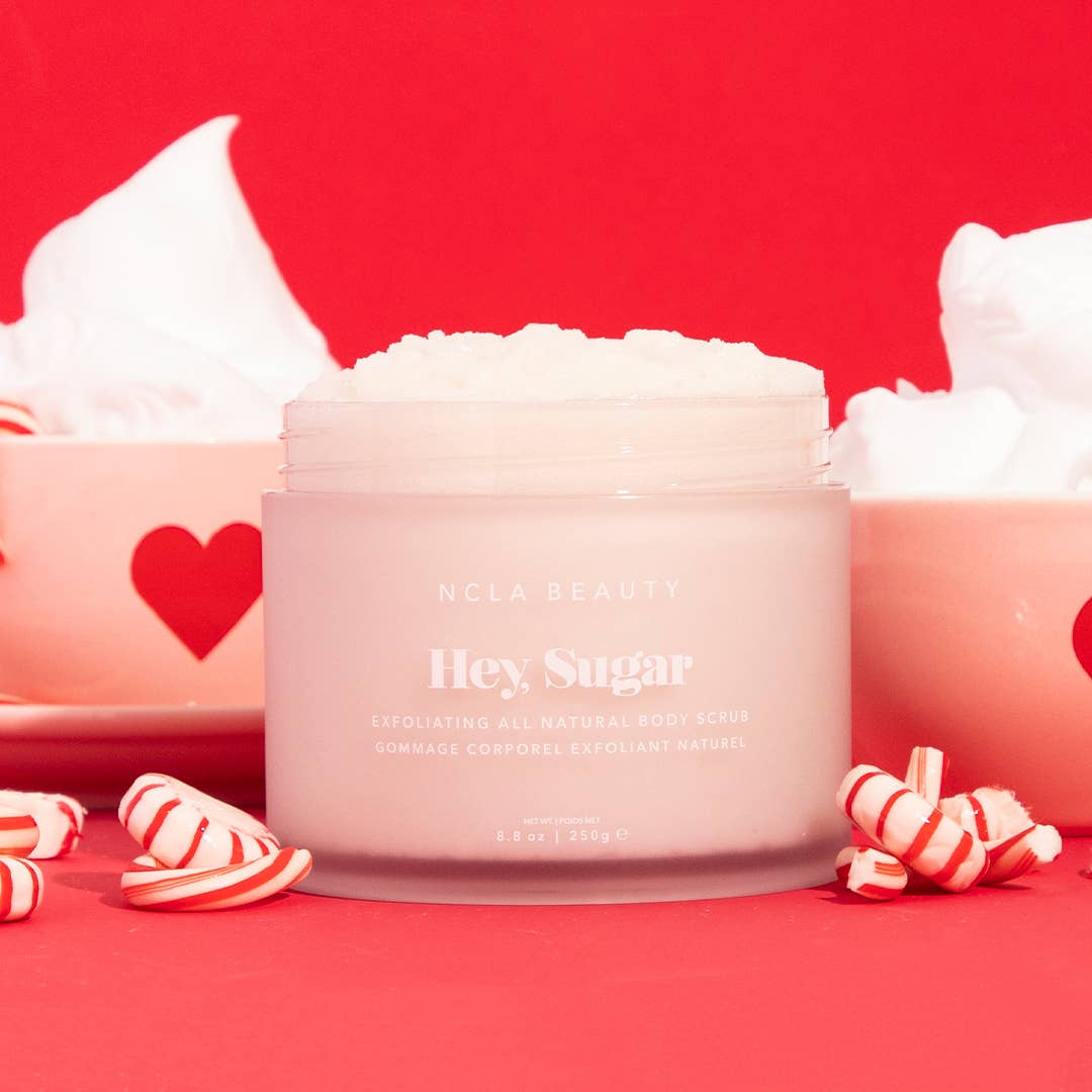 Hey, Sugar All Natural Holiday Body Scrub - Peppermint Mocha | NCLA
