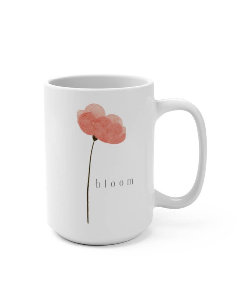 Flower Bloom Inspirational Coffee Mug