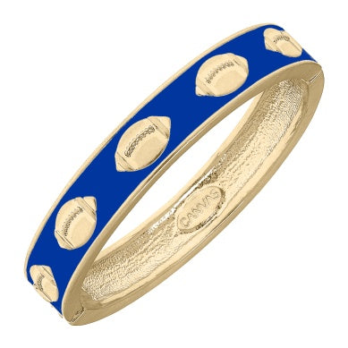 Blue Football Bangle