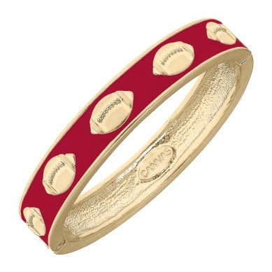 Red Football Bangle