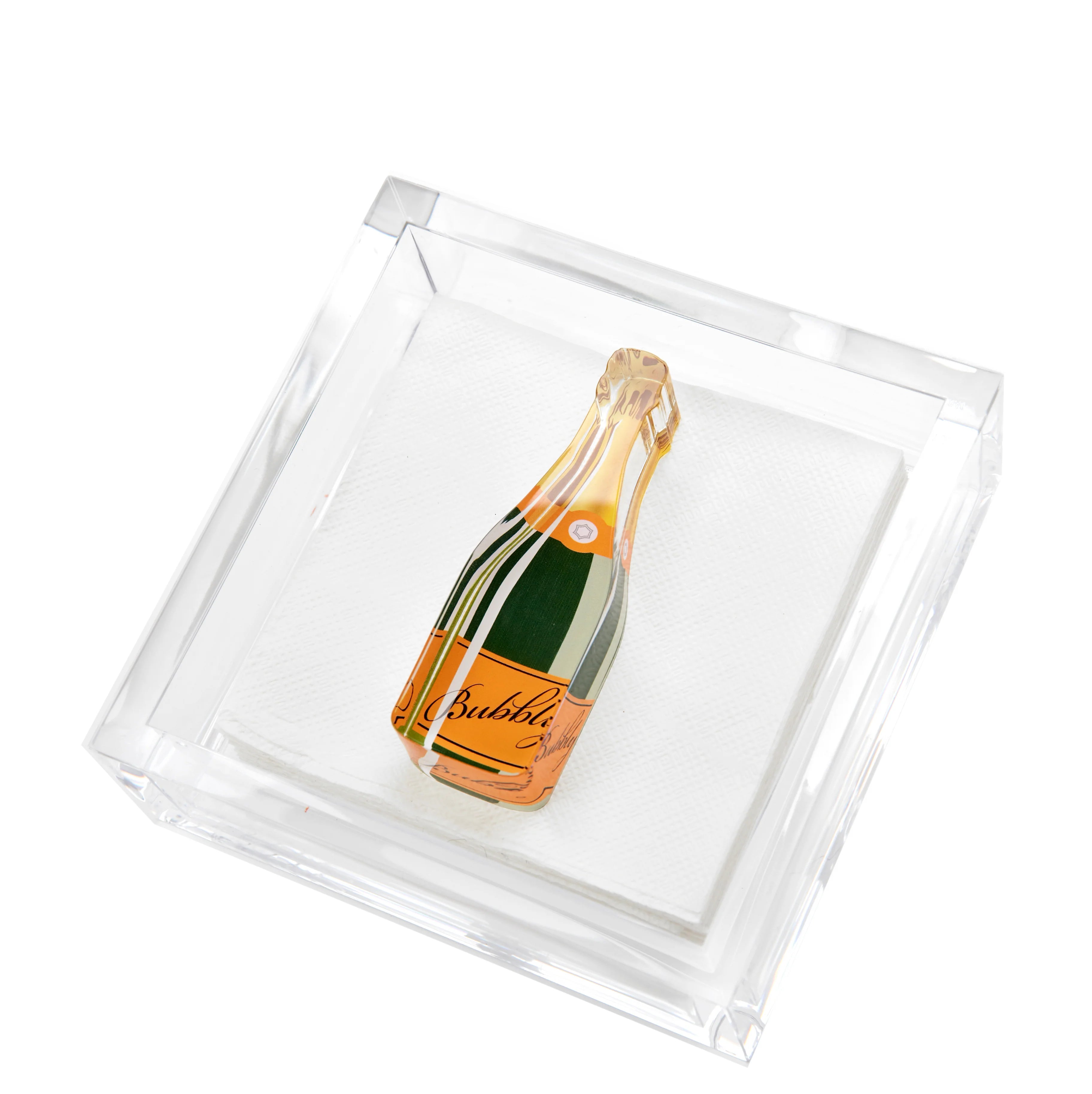 COCKTAIL NAPKIN HOLDER - BUBBLY | Tara Wilson