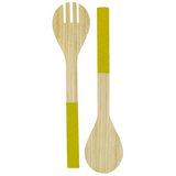 Green Bamboo Serving Set
