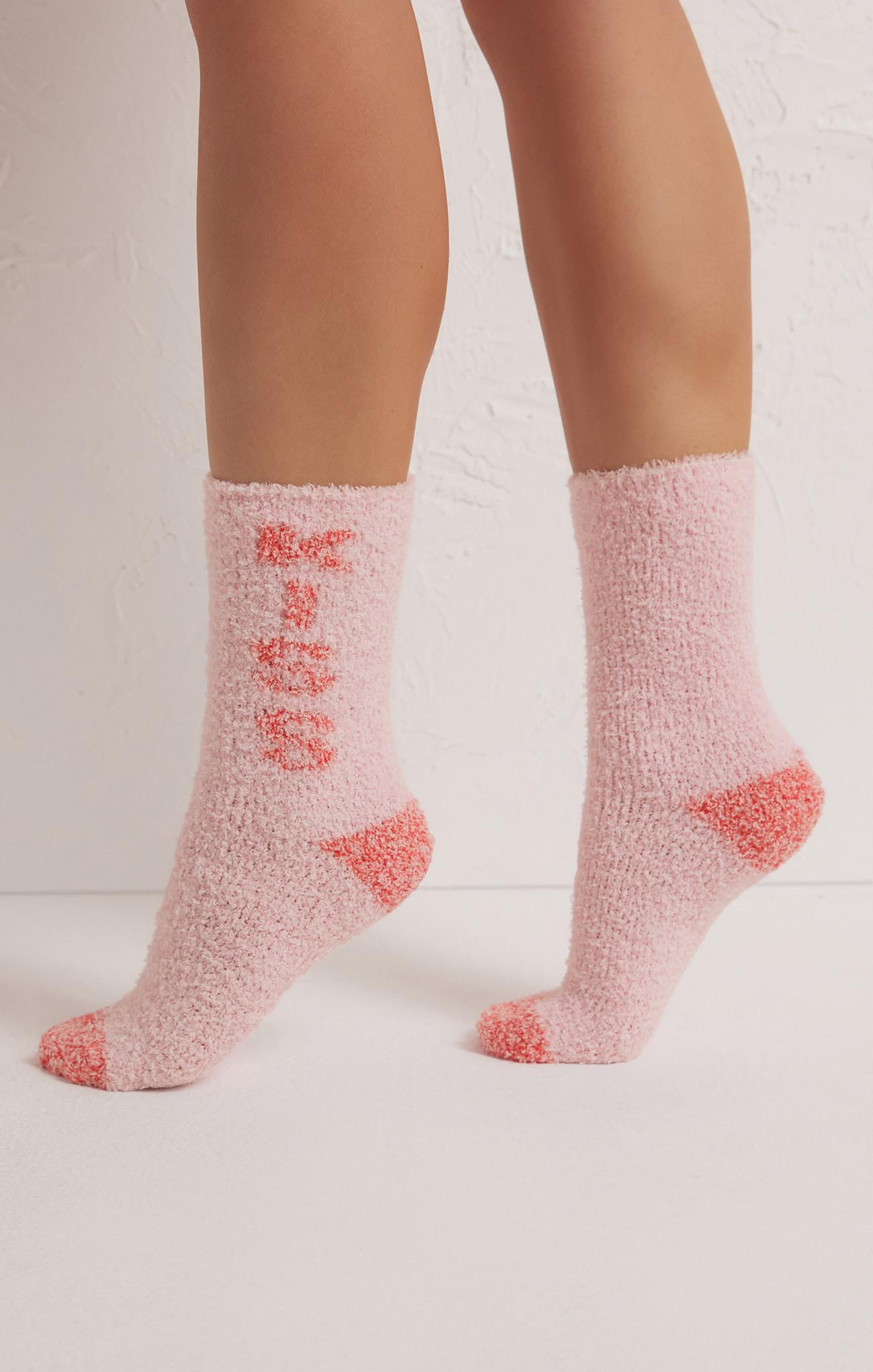 2- Pack Plush Kiss Socks | Z Supply