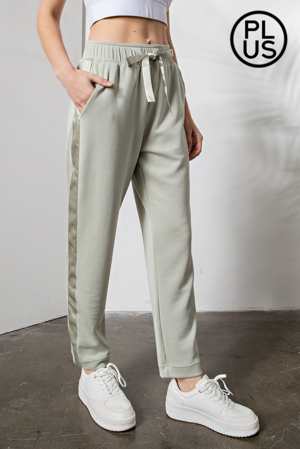 Plus Size Jogger With Side Detail