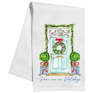 Home for the Holidays Tea Towel | Rosanne Beck