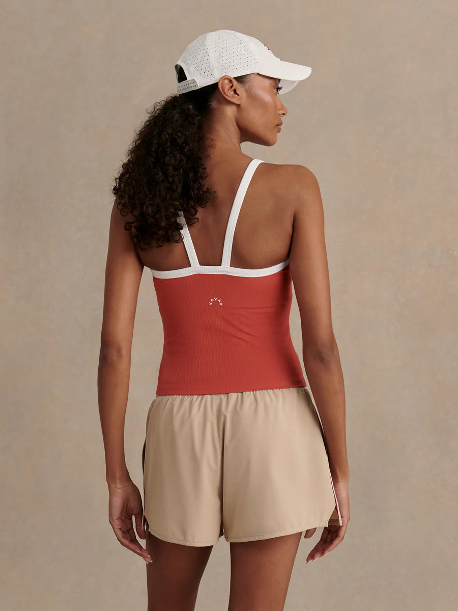 Theon Scoop Neck Tank - Baked Apple | Varley