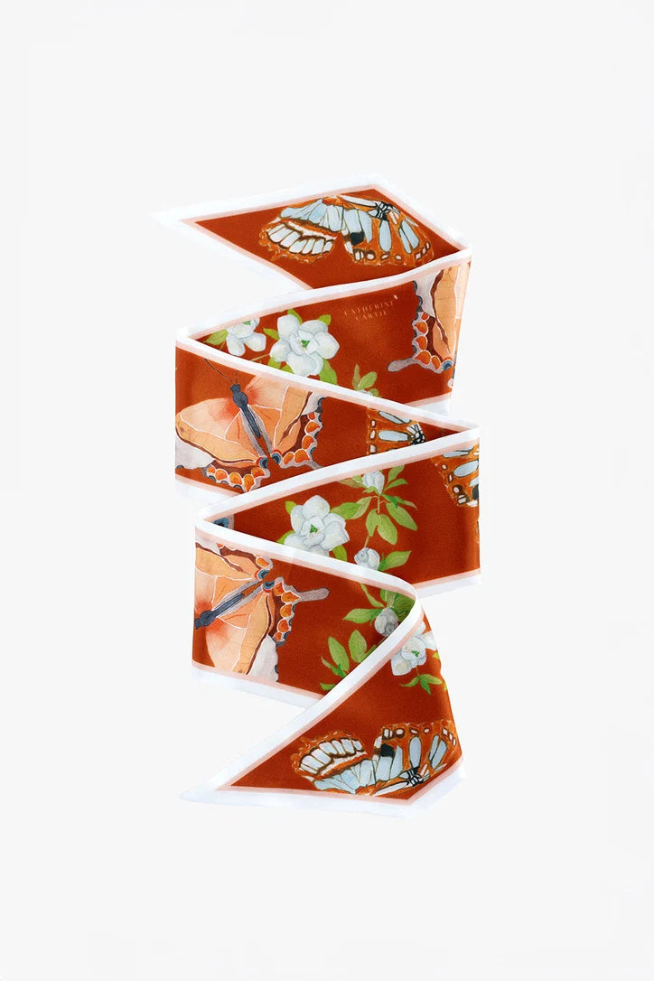 Collegiate Silk Ribbon Scarf | Catherine Cartie