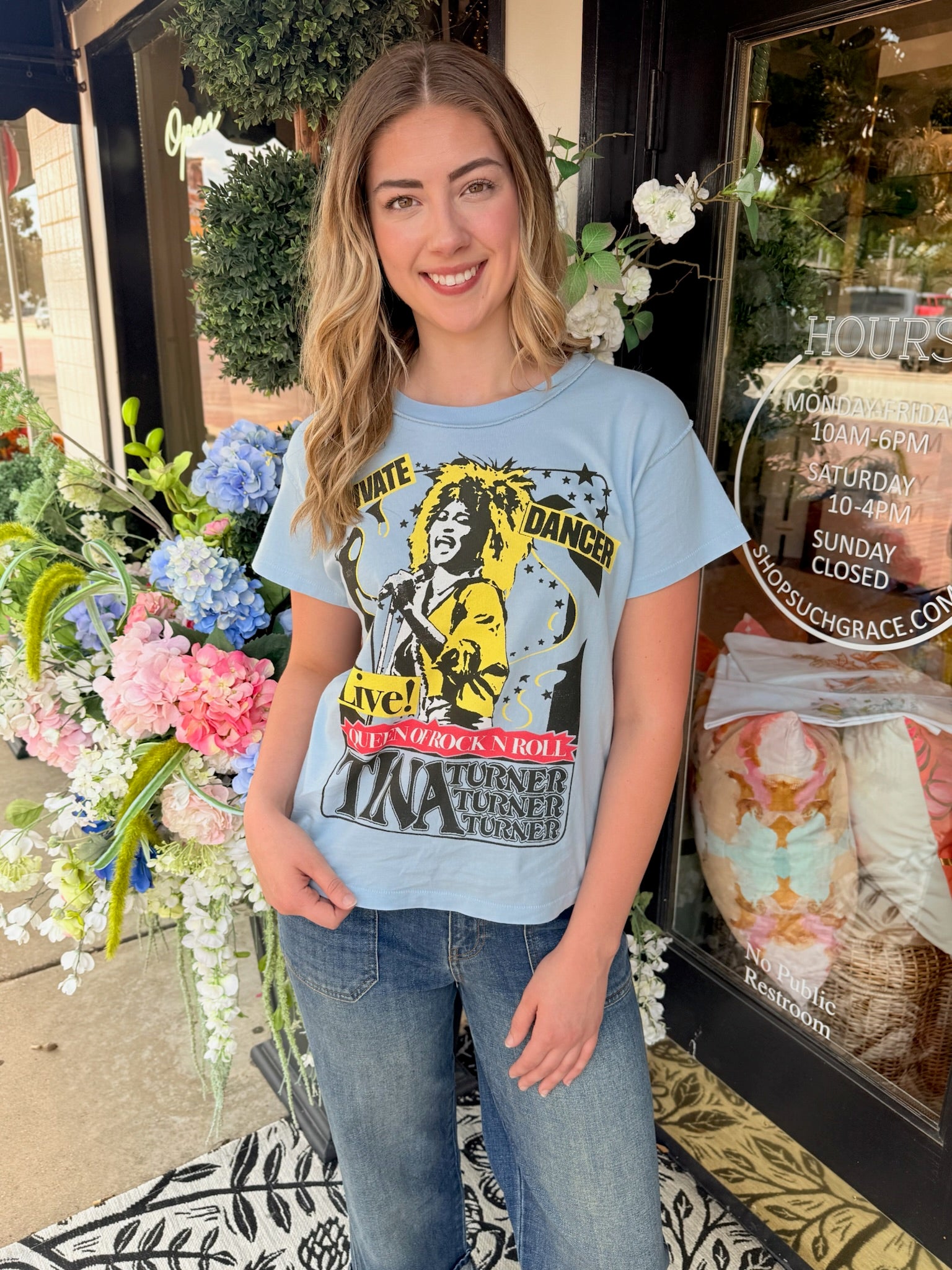 Tina Turner 1985 Reverse GF Tee | Daydreamer