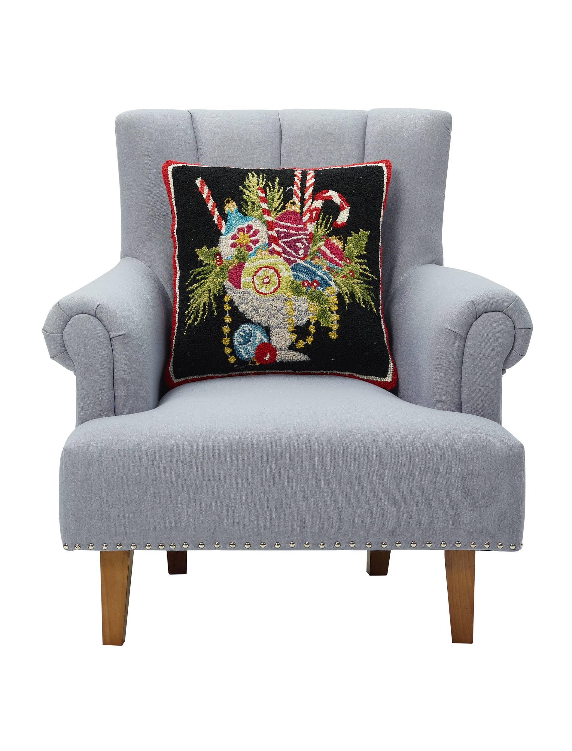 Ornament Bowl Hook Pillow