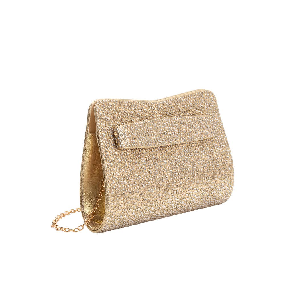 Maree Rhinestone Studded Clutch Bag