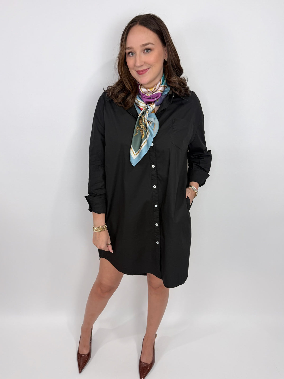Ari Button-Down Dress