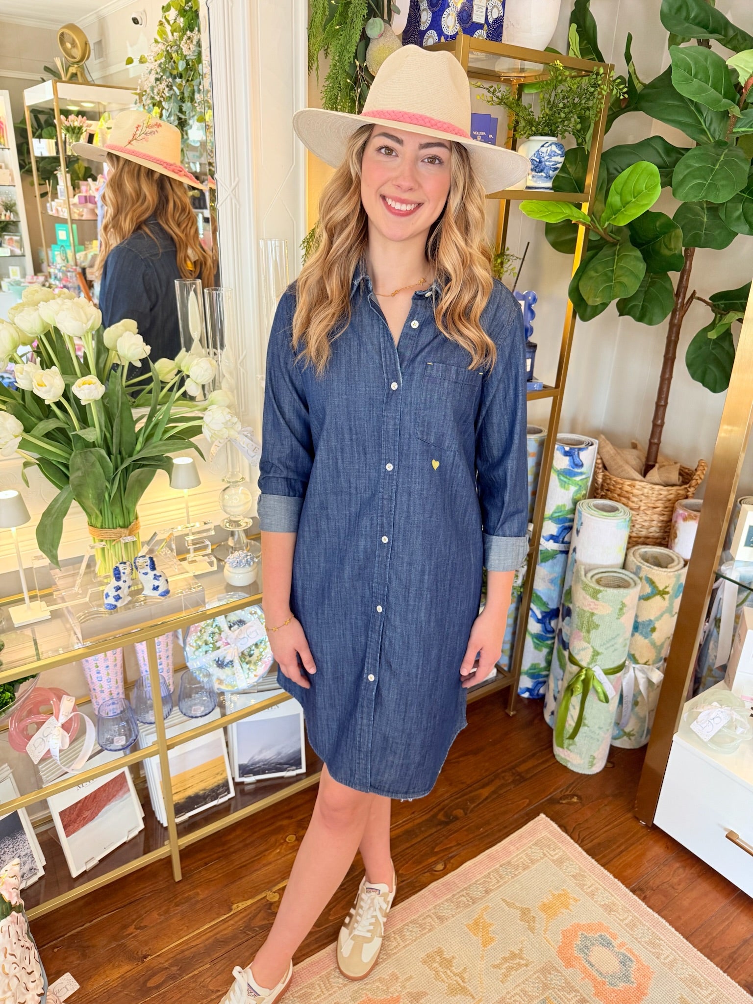 Mia Denim Shirt Dress | Kerri Rosenthal