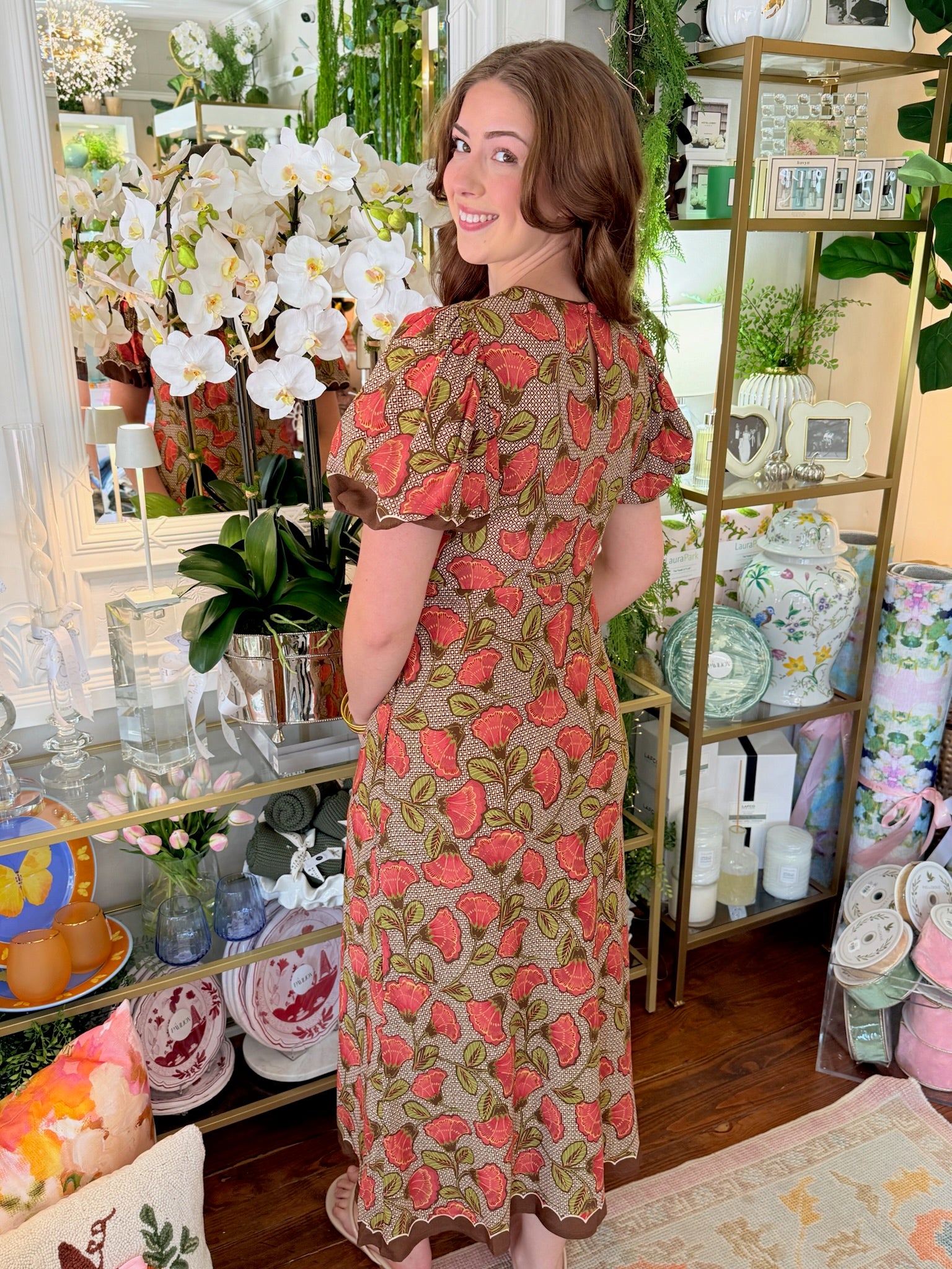 Deidre Dress in Fan Toss | Elizabeth James