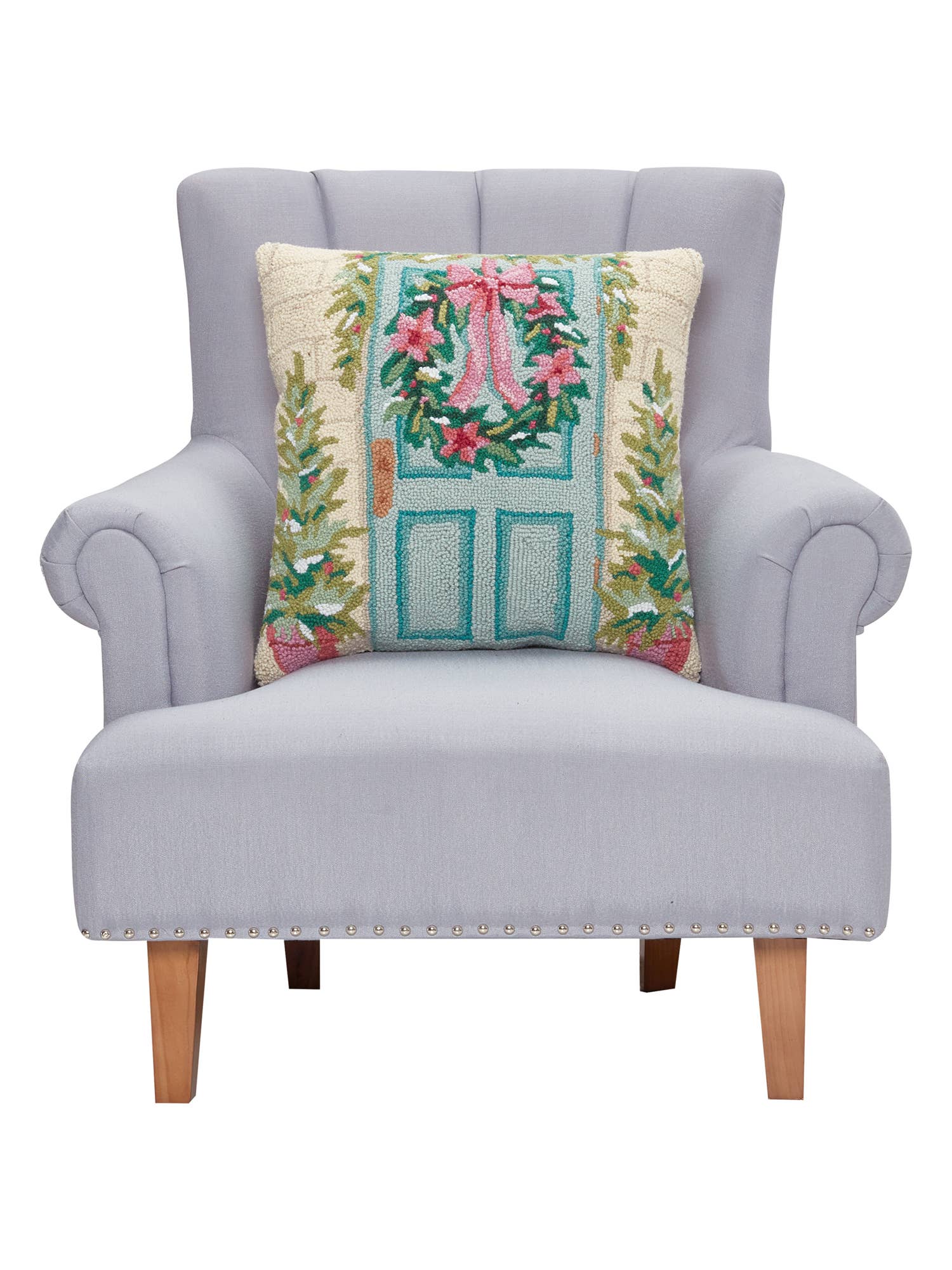 Holiday Front Porch Hook Pillow