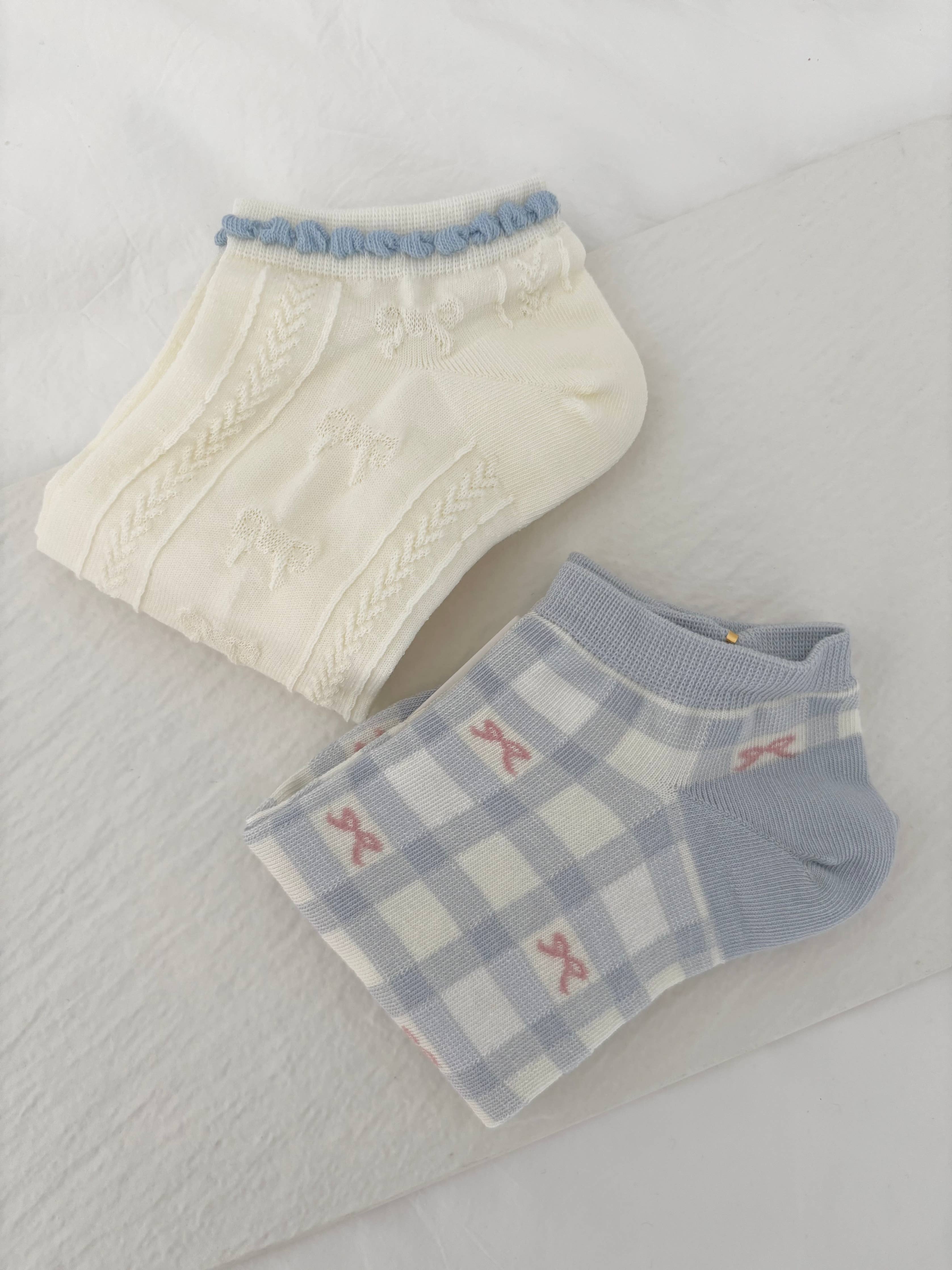 Pastel Blue Socks / Various